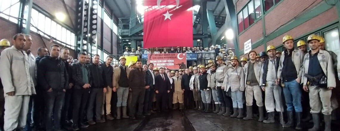 MADENCİLER, VATAN ŞEHİTLERİ İÇİN KURAN-I KERİM OKUTTU