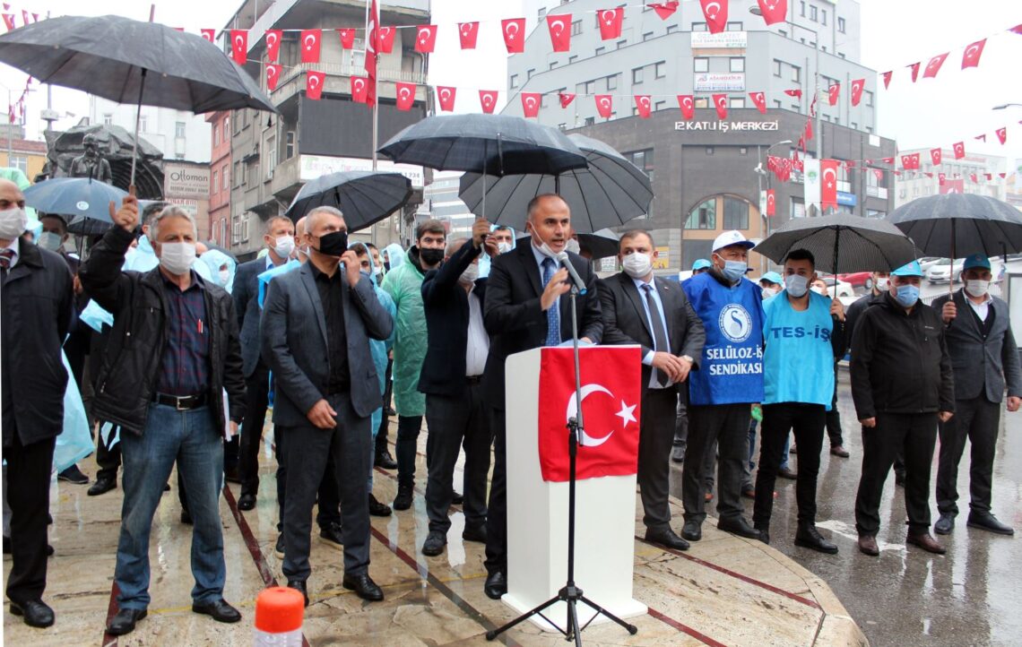 TÜRK-İŞ BASIN AÇIKLAMASI YAPILDI