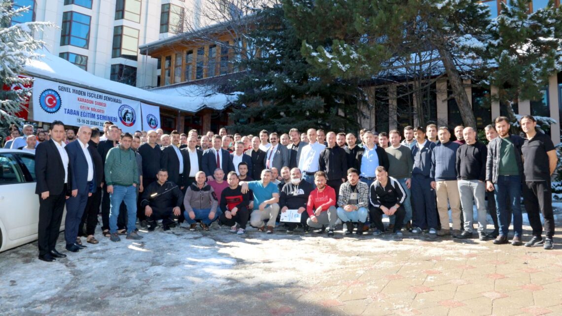 KARADON ŞUBESİ GELİK İŞLETMESİ EĞİTİM SEMİNERİ