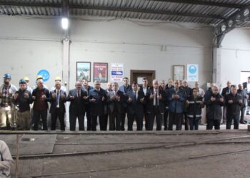 MADENCİ’DEN, KAZASIZ-BELASIZ ÇALIŞMA DİLEĞİ