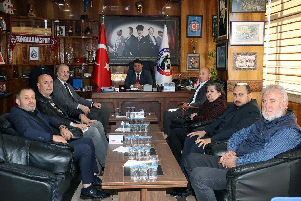 AK PARTİ MERKEZ İLÇE YÖNETİMİNDEN SENDİKAMIZA TAZİYE ZİYARETİ