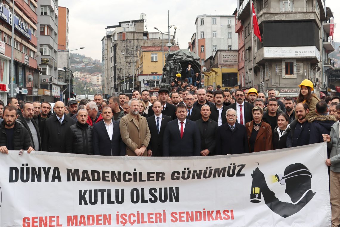 EMEĞİN BAŞKENTİ’NDE DÜNYA MADENCİLER GÜNÜ