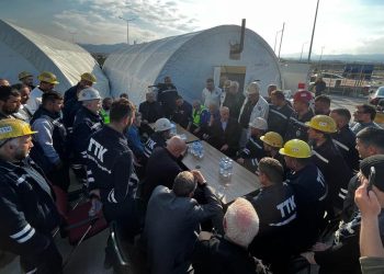 SENDİKAMIZ GENEL BAŞKANI YEŞİL, TÜRK-İŞ GENEL BAŞKANI ATALAY İLE MADENCİLERİ ZİYARET ETTİ