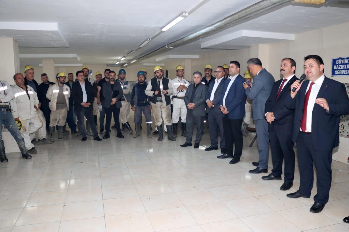 GMİS YÖNETİMİ, AMASRA’DA MADENCİYİ BİLGİLENDİRDİ