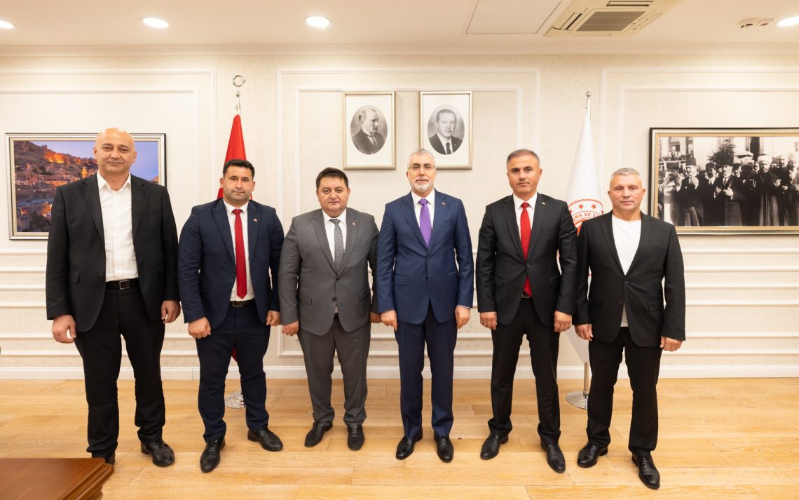 ÇALIŞMA BAKANI IŞIKHAN İLE ÖNEMLİ GÖRÜŞME