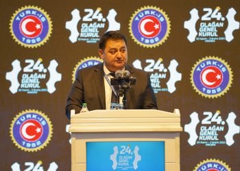 GENEL BAŞKANIMIZ YEŞİL TÜRK-İŞ KONGRESİNDE KONUŞTU