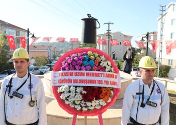 Kömürü bulan Uzunmehmet, törenle anıldı