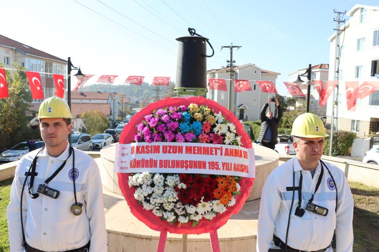 Kömürü bulan Uzunmehmet, törenle anıldı