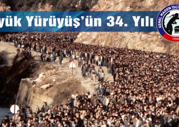 4-8 OCAK ANKARA YÜRÜYÜŞÜ’NÜN 34. YILI