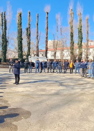 SENDİKAMIZ YÖNETİMİ MERKEZ SERVİSLERİ İŞYERLERİNDEYDİ