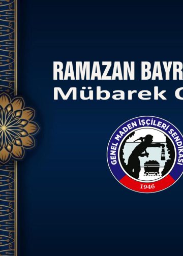 “RAMAZAN BAYRAMI’NIN HUZUR VE BARIŞ GETİRMESİNİ DİLERİZ”